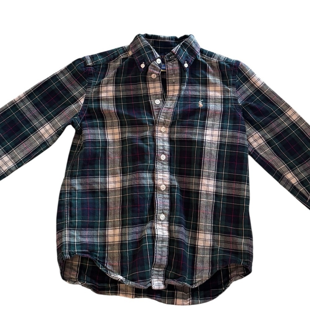 Polo by Ralph Lauren Green Plaid Button-Down Shirt